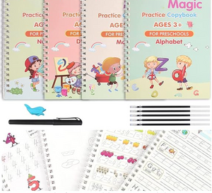 KIT MAGICO DE CALIGRAFIA PARA NIÑOS 📚👧👦🚀✏